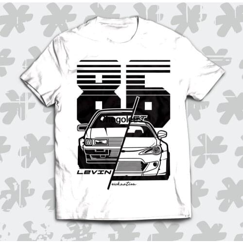 86 LevinGT T shirt for Toyota AE86 and GT86 fans and car enthusiasts