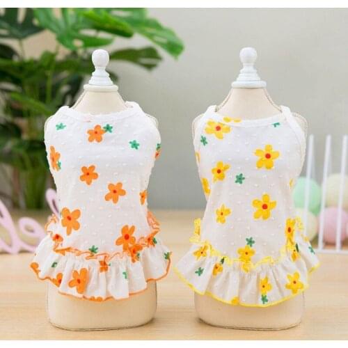 Pet Dog Dress Princess Puppy Cat Dresses For Small Medium Dogs Chihuahua Pet Clothing Yorkshire Dog Dresses Pug Ropa Perro