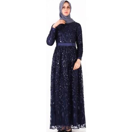 Burka Muslim Burqa Arab Robe Plissee Long Sleeve Muslim Hijab Dress for Party Womens Chilaba Sequins Embroidered Islam Niqab KJ