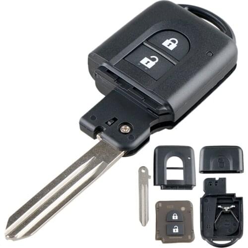 2 Buttons ABS Smart Car Remote Flip Key Shell Auto Car Key Case Fit for Nissan Micra X-Trail / Qashqai Note / Duke / Juke