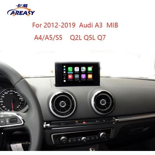 For Audi A3 wireless apple carplay solution, MIBI, original screen, mirrorlink compatible, rear camera / front view