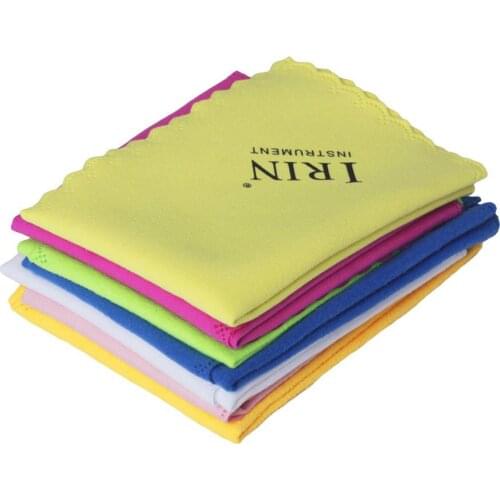 IRIN 7pcs/pack Guitar Violin Piano Clarinet Trumpet Sax Cleaning Polishing Cleaner Soft Cloth for Universal Musical Instrument