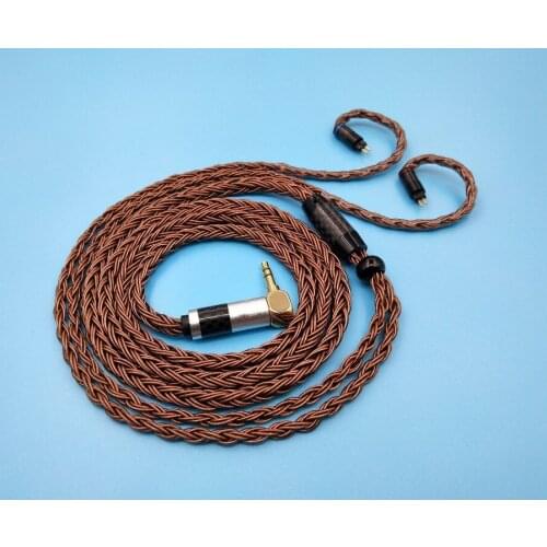 Diy earphone upgrade cable 16 share ue900 se535 MMCX IM50 IE80 0.78mm 2pin 0.75mm TF10 A2DC