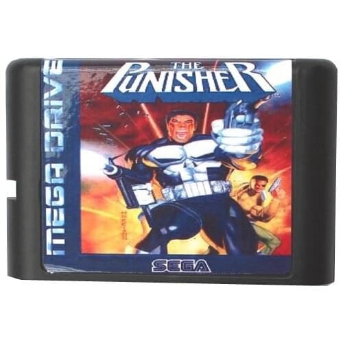 The Punisher 16 bit MD Game Card For Sega Mega Drive For Genesis