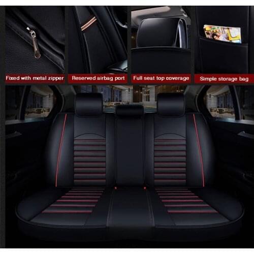 2020 New Custom Leather Four Seasons For Ford mondeo Focus 2 3 Fiesta mondeo Edge Explorer Taurus S-MAX Car Seat Cover Cushion