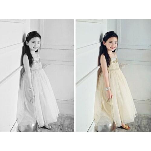 New Cute Girls Sequins Tutu Dress Princess Summer Sleeveless Dresses Clothes