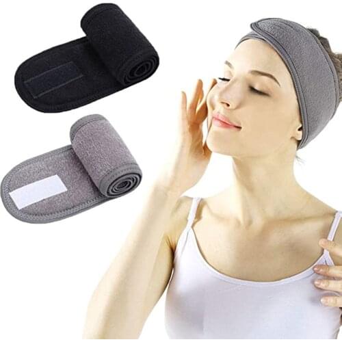 Adjustable Facial Hydrotherapy Headscarf Makeup Bath Towel Stretchable Washable Headband Hair band for Sports Face Wash Makeup