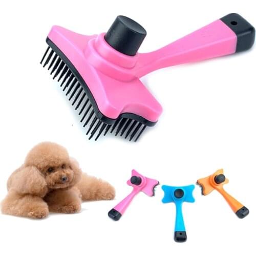 New Pet Dog brush Hair remover Removal Fur Shedding Trimmer Grooming Rake Professional Comb Portable Useful Hair Clipper for cat