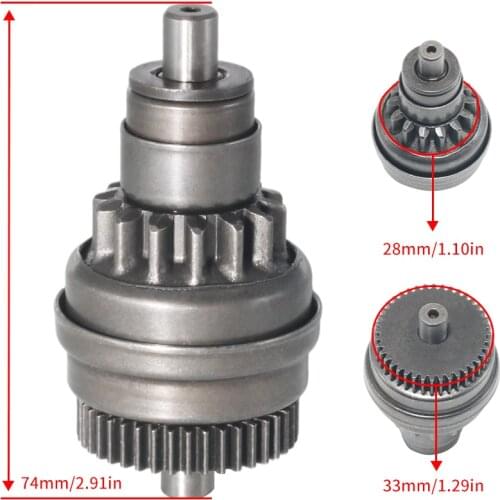 Starter Drive Bendix clutch for Honda 28120-GFC-771 NHX110 Elite Lead JF19 NCH50 Metropolitan 50 AF70 CHF50 28120-GGC-900