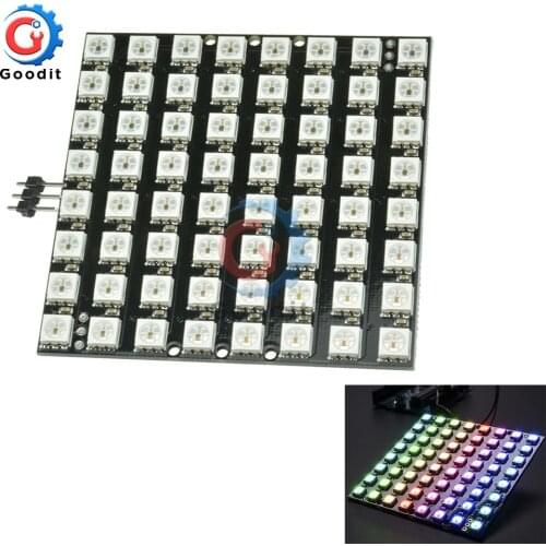 WS2812B WS2812 LED Ring Lamp Panel Light 5050 RGB 8x5 / 8x8 Bit LED Matrix 40 Bits 64 Bits Full Color 5050 RGB LED Lights