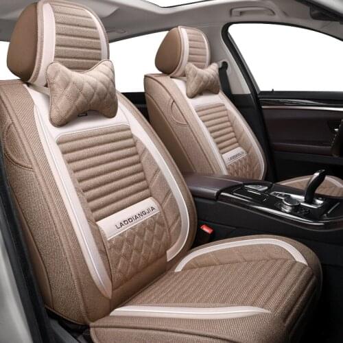 FeKoFeKo Flax Universal Car Seat covers for Buick Excelle Enclave null VELITE 5 envision Encore Park Avenue GL8 auto styling