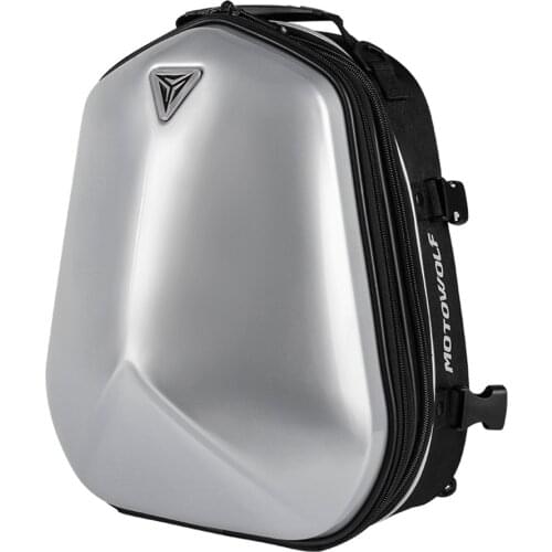 Motowolf Universal Motorcycle backpack Back Seat bag Hard shell helmet bag Waterproof backpack Riding equipment