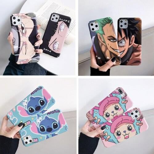 Cartoon protective case for iPhone6 6plus 7 7plus X XR XSmax 11 11Pro 11Pro max 6S 6Splus 8plus XS 8 embossed painted back cover