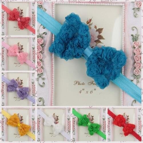 1 Pieces Baby Headband Ribbon Handmade DIY Toddler Infant Kids Hair Accessories Girl Newborn Bows Bowknot Lace Flower Turban