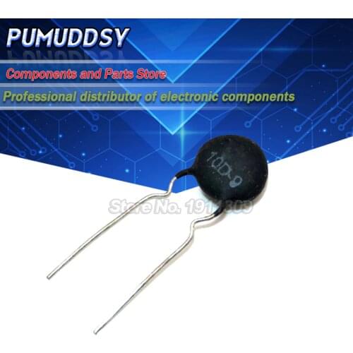 10PCS Thermistor Resistor NTC 10D-9 Thermal Resistor