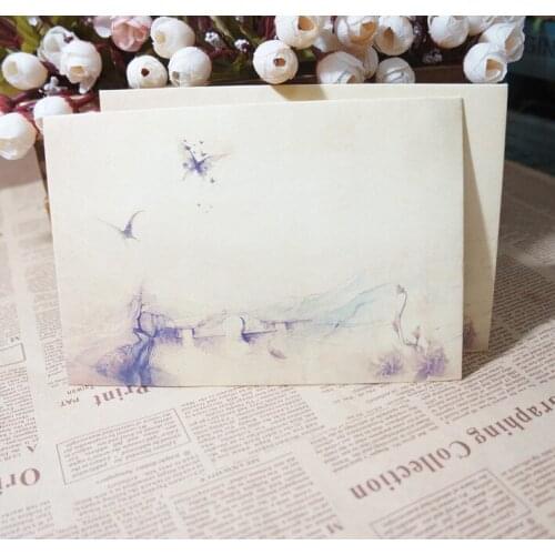 5pcs BZNVN envelope Chinese Style retro dream personality envelope veil