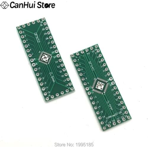 5 pcs QFN32 QFN40 to DIP 32/40 Adapter PCB Board Converter Double Sides IC Connector Adapter Board New