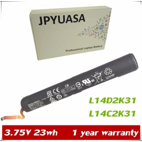 7XINbox 3.75V 23wh L14D2K31 L14C2K31 Laptop Battery For Lenovo YOGA Tablet 2 830LC L851F 830F