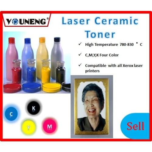 800 degree high temperature color ceramic toner powder Compatible For Ricoh and Xerox model vitrotype Print