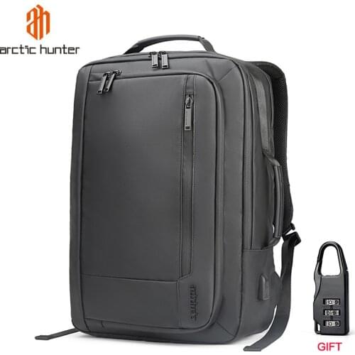 ARCTIC HUNTER 2020 Laptop Usb Backpack School Bag Anti Theft Men For 17inch Backbag Travel Bags Male Leisure Backpack Mochila