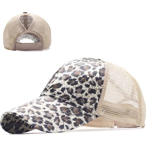 Baseball Caps Leopard Tiger Print Sun Protection Hat Casual Outdoor Adjustable Sport Femme Visors Caps Free Shipping