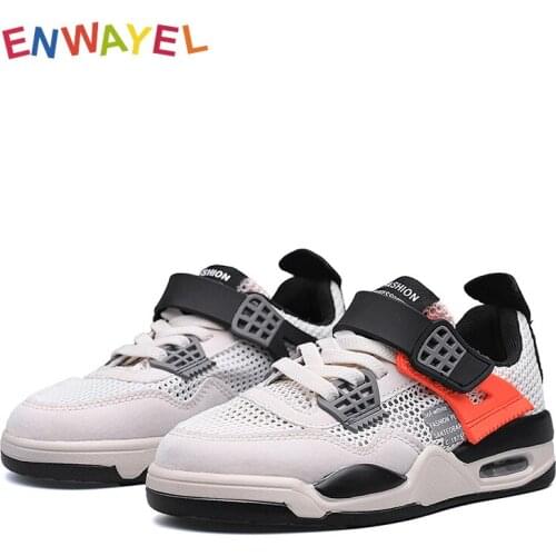 ENWAYEL mesh Breathable children boys Sneakers kids shoes for girls 2021 sport running Child Casual Students school footwear