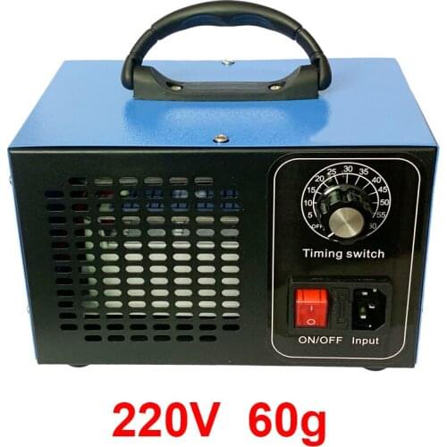 Ozone generator 220v 60g/h ozonator air purifier Sterilization treatment ozone formaldehyde removal machine
