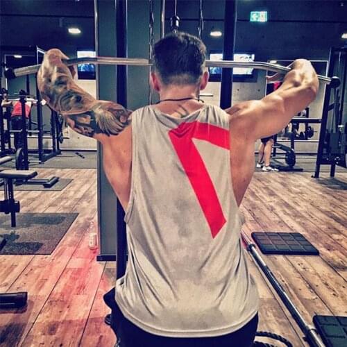 2019 Men Bodybuilding Tight Tank Top Compression Sleeveless Shirt Man Gyms Fitness Vest Casual Stringer Summer Casual Vest