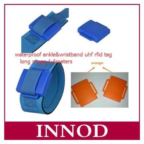 Wholesale price new arrival 1-6m long read distance UHF EPC Gen2 Class1 long range rfid wristband uhf ankle tag long range