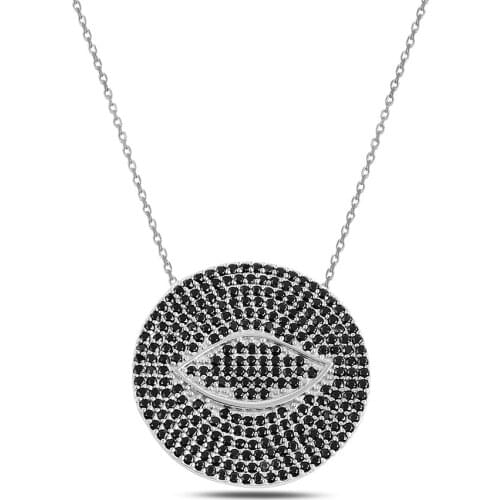 Silver Eye Necklace