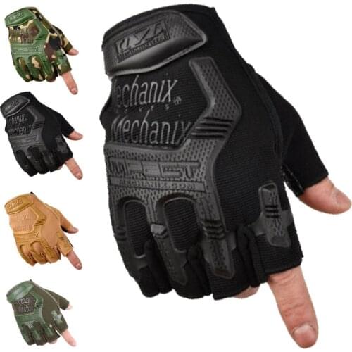 Cycling Mens Gloves Breathable Shockproof Cycling Gloves Summer Fingerless Gloves MTB Mountain Bicycle Gloves Sports