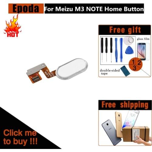 Meizu M3 Note Button Fingerprint Ribbon Identification Sensor Flex Cable Replacement Parts / Meizu M3 Note L681H Home Button