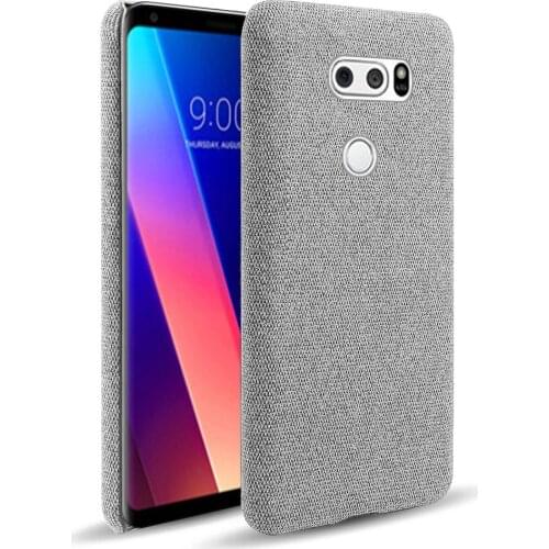 Cloth Cases For LG V30 V30S Case Slim Retro Cloth Hard Cover for LG V30 H930, H931, H932, H933 V30S V30 S US998R Coque Funda