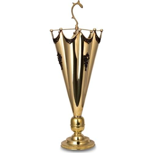 Traditional, Local, Historic Handmade Copper Umbrella Flat Base