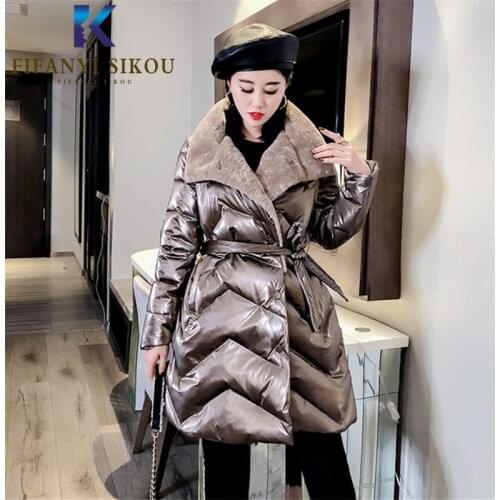 Winter Jacket Women Thick Warm Parkas Loose Plus Size Overcoat Fashion High quality Winter Coat Down Cotton Coat Female 2020 New
