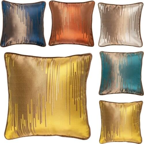 1pc 45x45cm Decorative Sofa Cushion Cover Luxury Pillow Case for Living Room Throw Modern European Cover Golden, Blue, Green