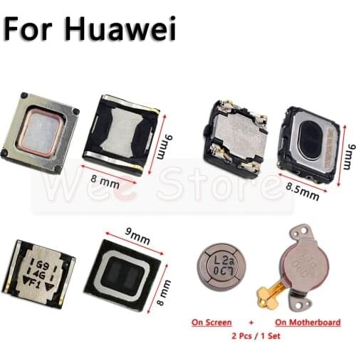 2 Piece Phone Ear Sound Earpiece Earphone Front Top Speaker Flex Cable For Huawei Honor 8 8X 9 9X 10 20 30 Lite View Pro Plus