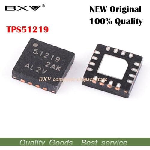 5pcs TPS51219RTER TPS51219 51219 QFN16 Switch controller IC new original laptop chip free shipping