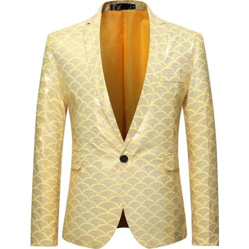 Jazz Costumes Mens New Suit Jacket Mens Host Blazers Nightclub Bar Male Singer Rave Clothing Stage Outfit Show Wear DT1832