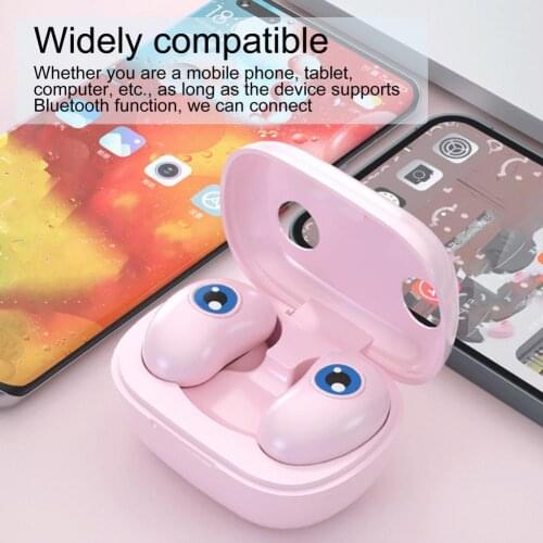 E6 TWS Bluetooth 5.1 Wireless Headset Earphones Waterproof Heavy Bass In-Ear Earbuds Earplugs Gaming Headset Bluetooth Earphone