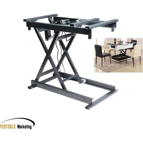 Electric tea table lifting frame wireless remote control tea table lifting iron frame electric table lifting accessories