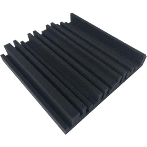 Hot-12 Pcs Acoustic Foam Panels/Soundproof Sponge for Drum KTV Room/Studio,Absorption Treatment Wall Sound Foam Pad