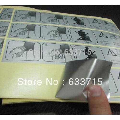 Customized self adhesive label sticker printing with competitive price