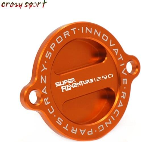 Engine Oil Filter Cover Cap For KTM 1190 RC8 1050 1090 ADVENTURE 1290 SUPER DUKE Adventure R/T With Logo