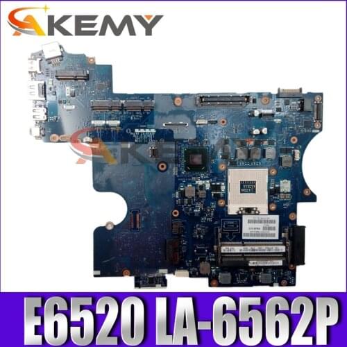 Original Laptop motherboard For DELL Latitude E6520 QM67 Mainboard CN-058G1V 058G1V PAL60 LA-6562P