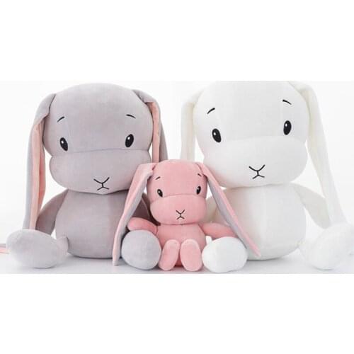 2021 New Ins Cute Rabbit Plush Toys Bunny Stuffed &soft Plush Animal Baby Toys Doll Baby Accompany Sleep Toy Gifts for Kids