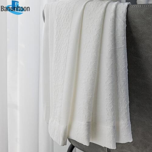 New Arrival Hot Sale Home Cortina Thicker Tulle For Bedroom Shading Fbric Screen Sheer In Living Room Partition Decoration