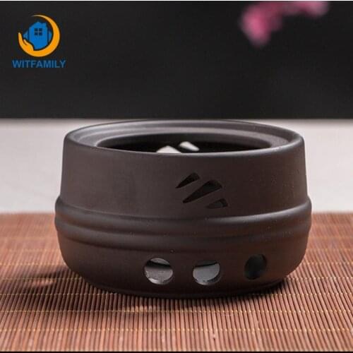 Warmer Base Ceramic Teapot Candle Holder Base Warm Tea Hot Heating Japanese Style Insulation Base Coffee Milk Warmer Tea Stove