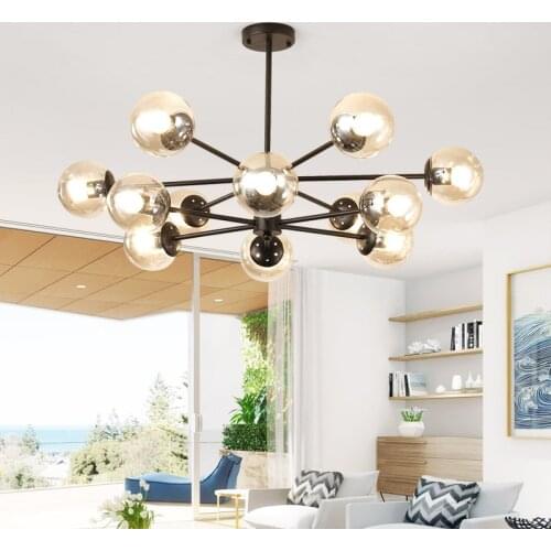 Loft Minimalist Chandeliers MODOU glass LED Retro Lamps Art Decoration Shade suspension luminaire Pendant Lamp Fixtures