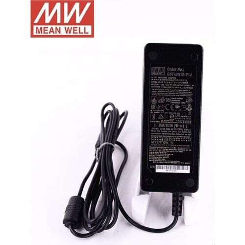 GST40A18-P1J MEAN WELL Industrial Desktop Adaptor 110V/220V AC to 18V DC 2.22A 40W Meanwell Level VI Adapter Power Supply